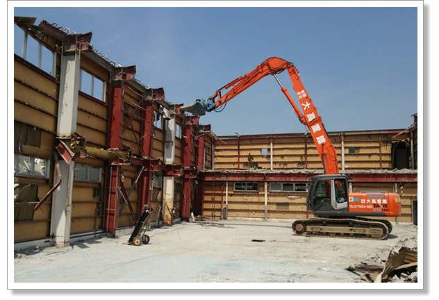 S造建物解体の様子